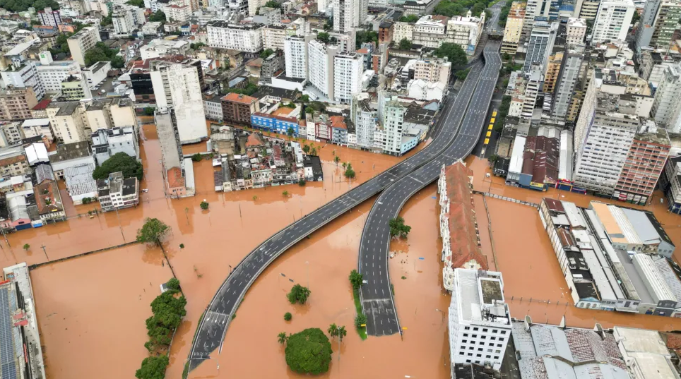 极端天气影响全球 巴西南部遇史上最严重洪灾